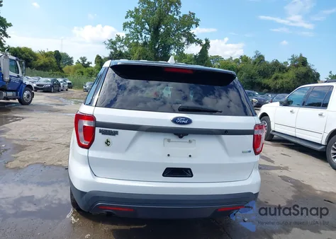 2017 Ford Police Interceptor из США, поврежденный, VIN 1FM5K8AR4HGD26216